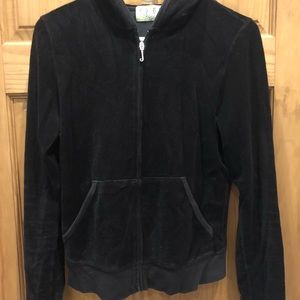 Black Juicy Couture (circa 2000’s) terry capri set.